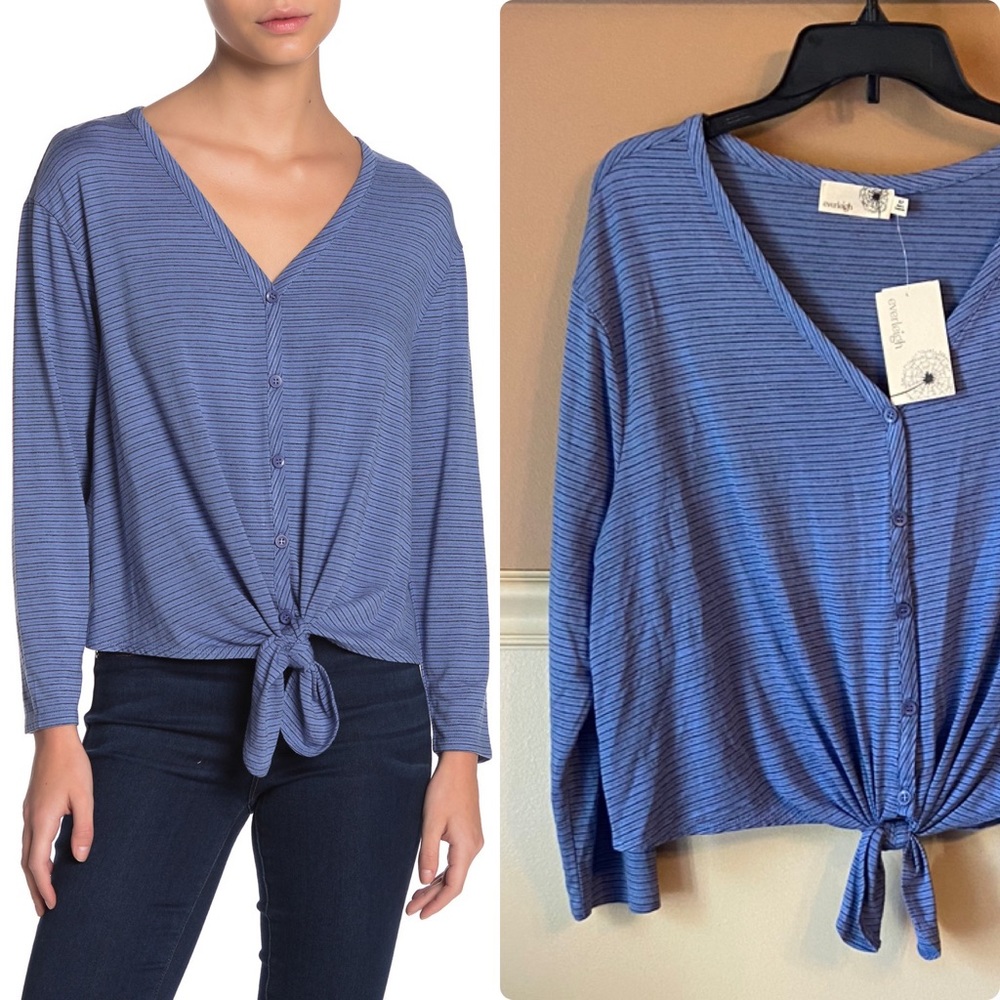 Everleigh | V Neck Tie Top